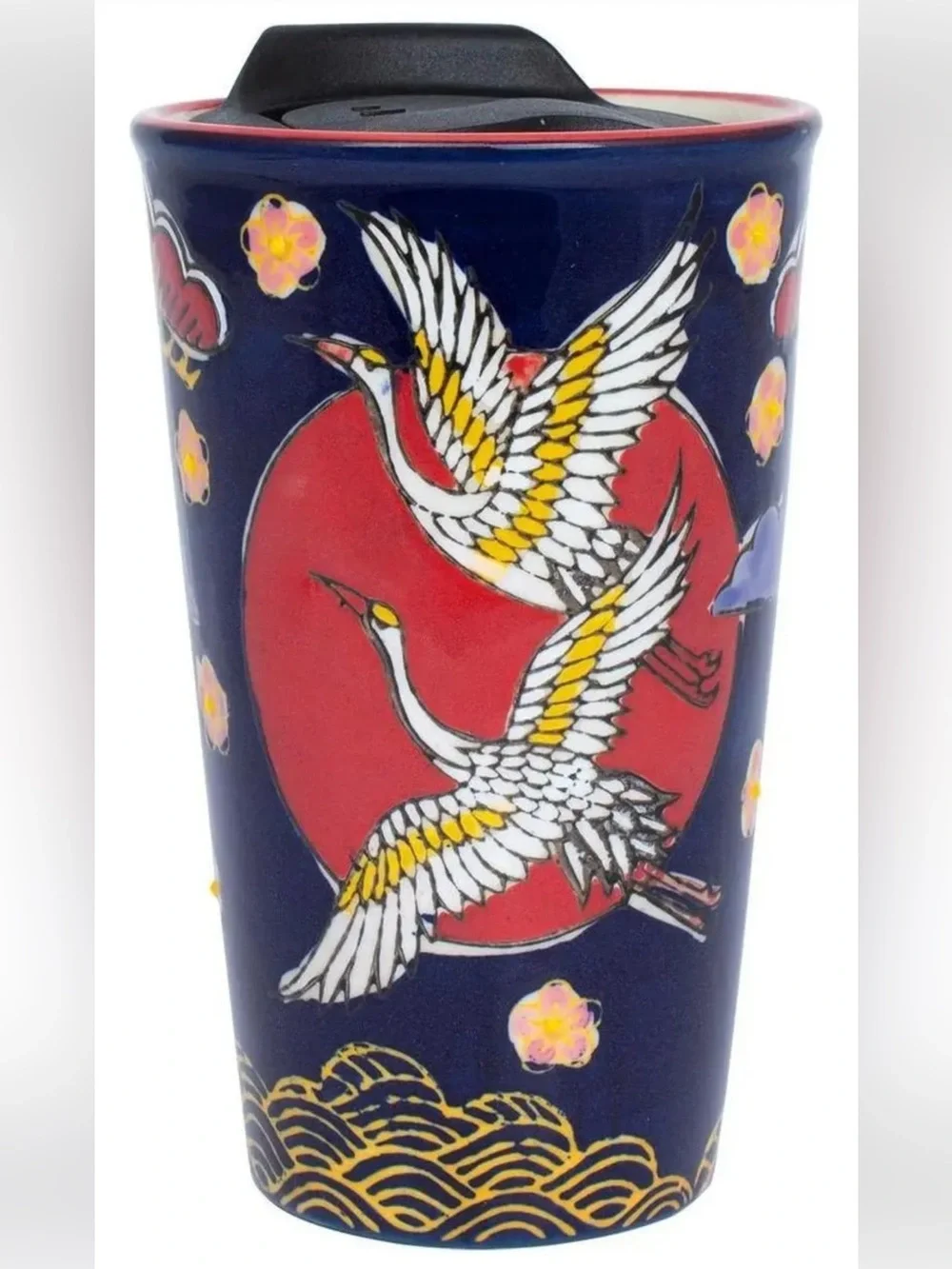 12 Oz. Double Wall Ceramic Tumbler Mug